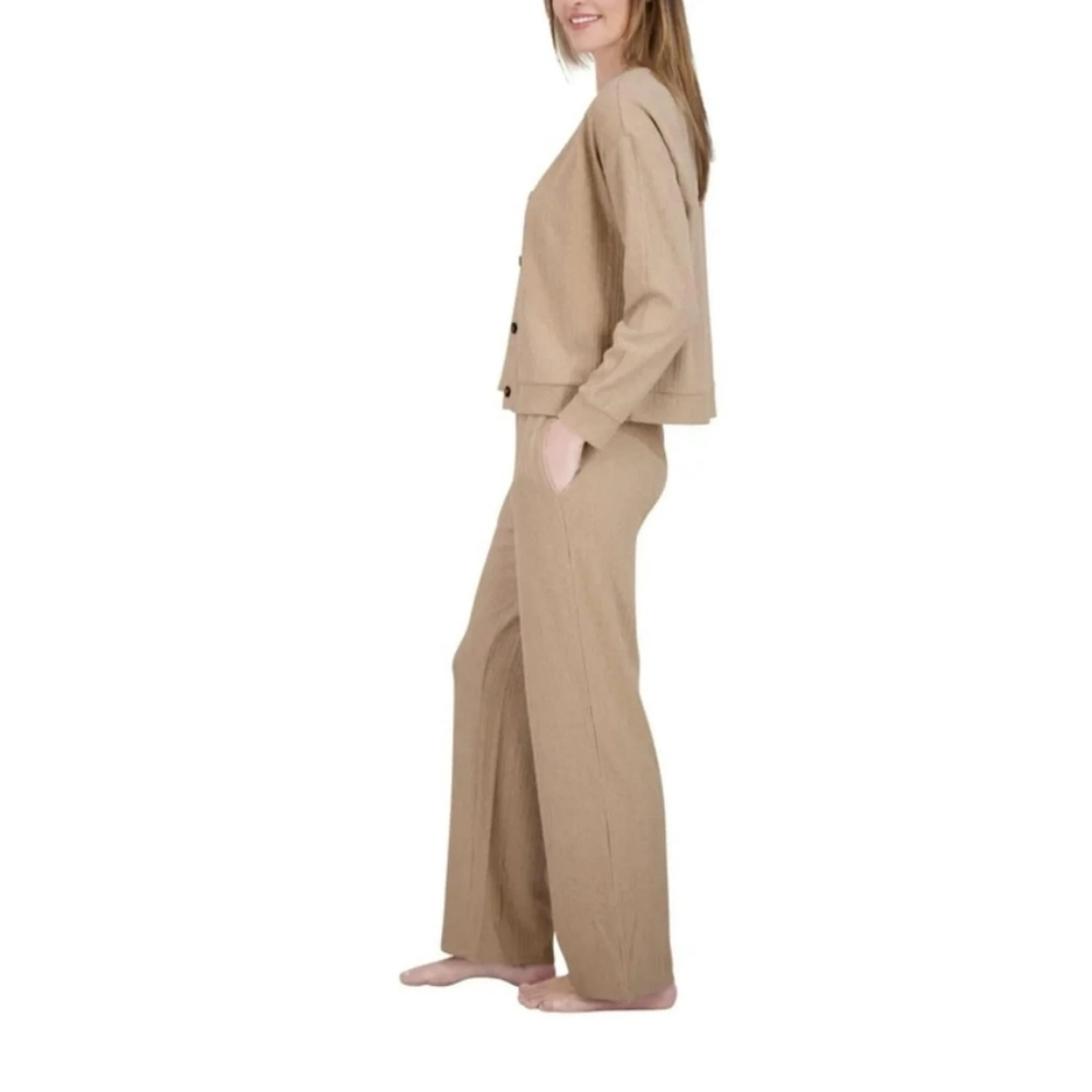 LIVE 2 LOUNGE 3 PIECE SET WOMEN'S COLOR TAN - Picture 4 of 5